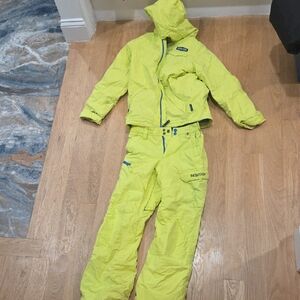 Burton Vibrant Lime Snow Suit